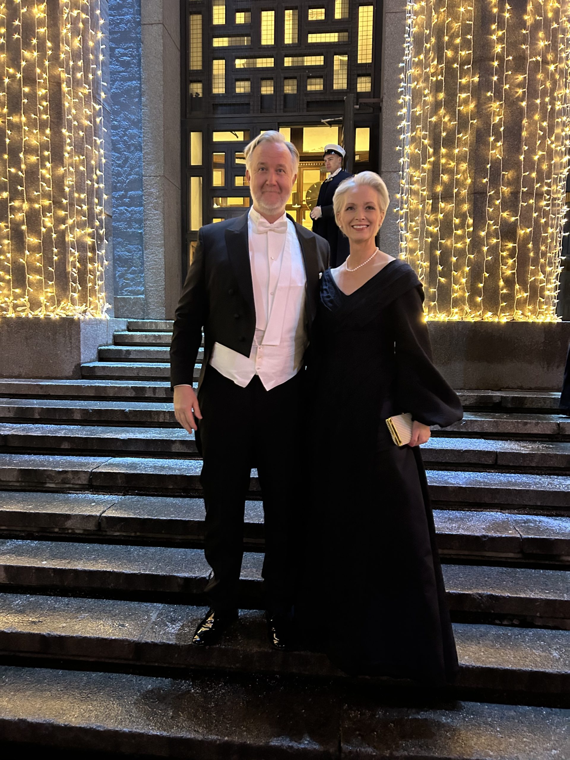 Marie och Johan på Nobelfesten