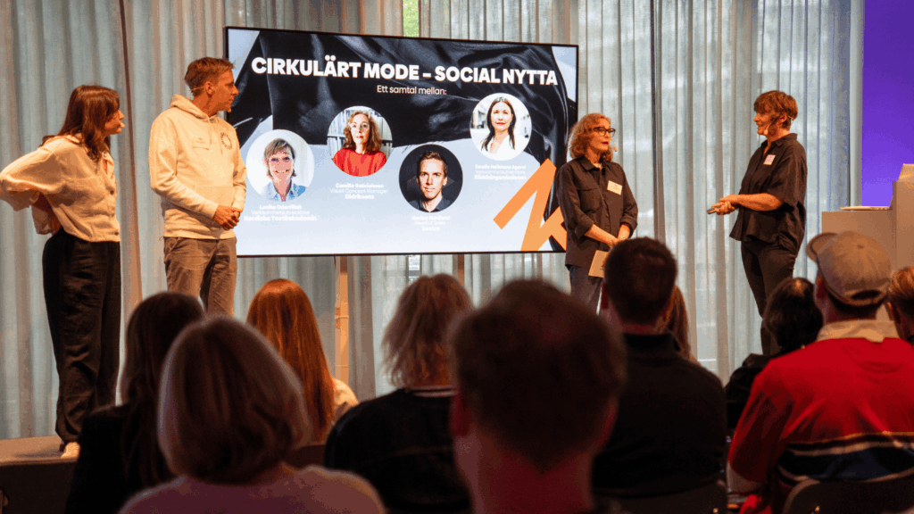 Panel från Habit Impact day med 4 deltagare.