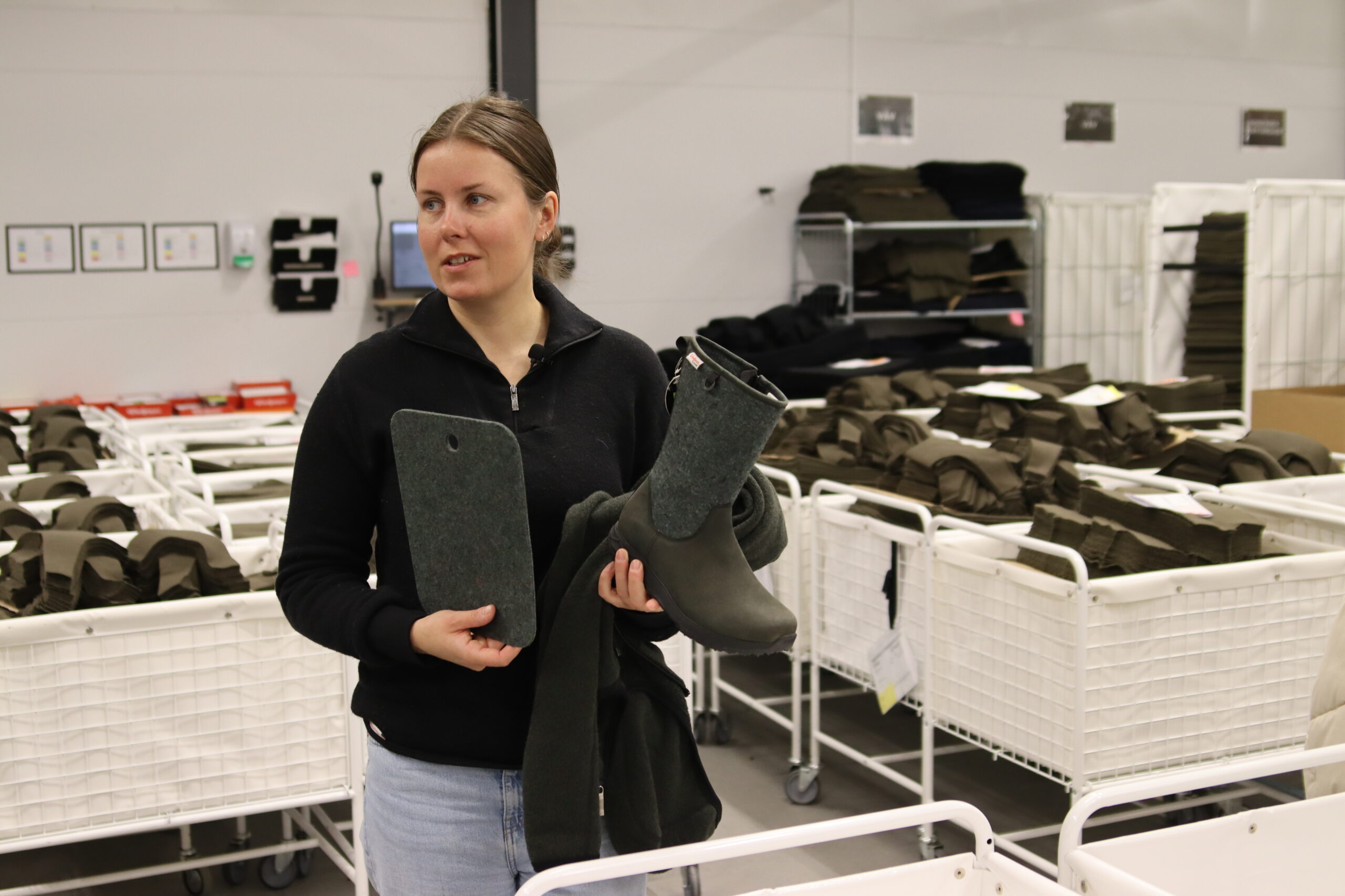 Sara, kommunikatör på Woolpower