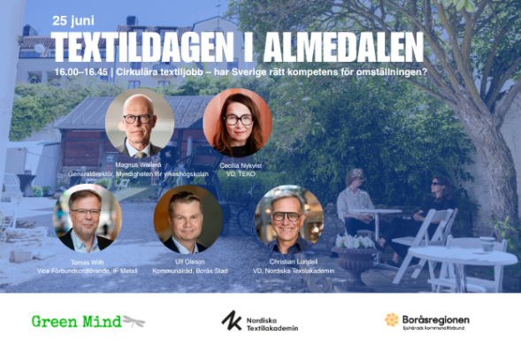 eventbild med porträtt och logotyper